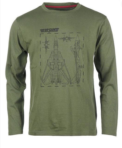 Bluza Barbati ′Top Gun′ Oliv