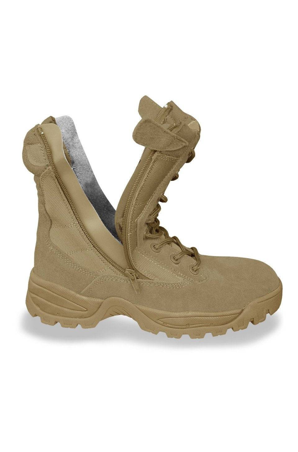 Bocanci Militari Desert Tactici 2 Fermoare Coyot