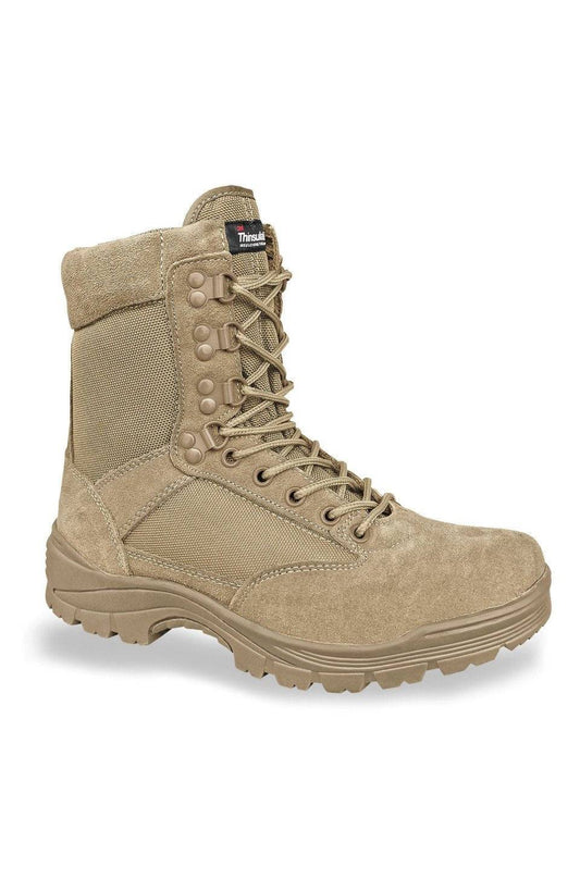 Bocanci Militari Desert Tactici Cu Fermoar Ykk Kaki
