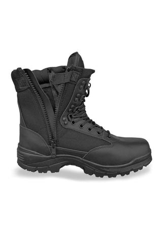 Bocanci Militari Tactici Cu Fermoar Ykk Negru