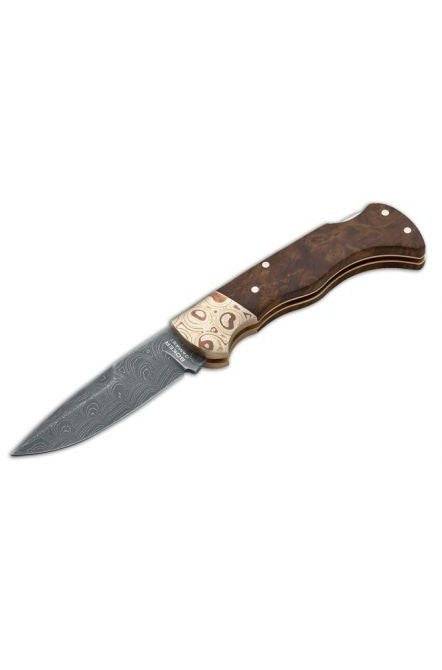Briceag Boker Mokume Damast Imbuia