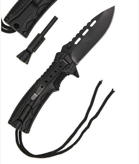 Briceag Mil-Tec Paracord Fire Starter Black