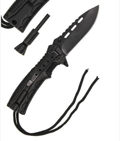 Briceag Mil-Tec Paracord Fire Starter Black