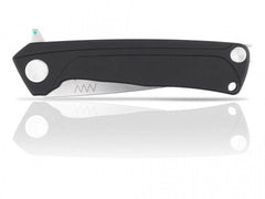 Briceag Militar Z100 Stonewash Serrated Edge G10 Anv Knives Black