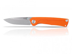 Briceag Militar Z200 Stonewash Plain Edge G10 Orange Anv Knives Anvz200-011