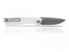 Briceag Militar Z200 Stonewash Plain Edge G10 White Anv Knives Anvz200-007