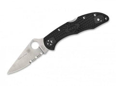 Briceag Spyderco Delica 4 Lightweight Thin Blue Line Combination