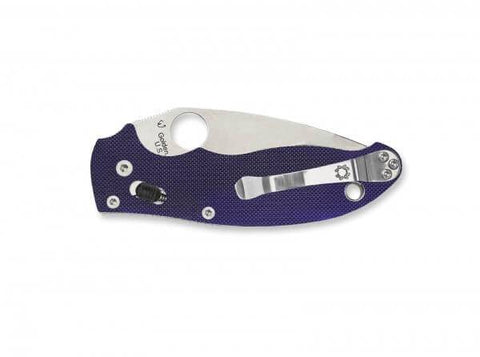 Briceag Spyderco Manix 2 Plain Dark Blue