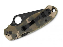 Briceag Spyderco Para 3 Camo Black Blade