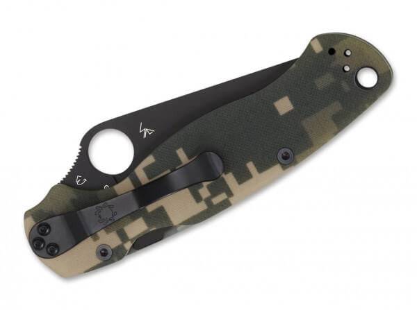 Briceag Spyderco Para-Military 2 Digital Camo G10 Black