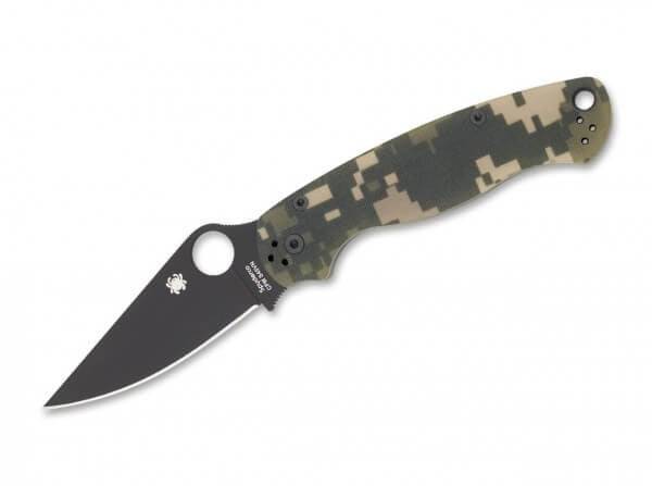 Briceag Spyderco Para-Military 2 Digital Camo G10 Black