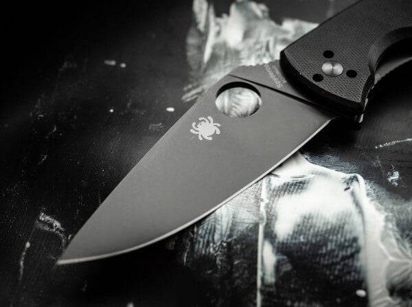 Briceag Spyderco Tenacious Black Plain