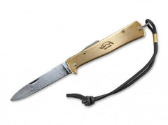 Briceagotter Mercator-Messer Messing Damast