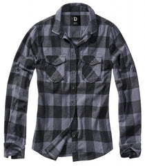 Camasa Dama Brandit Amy Flanell Black-Grey