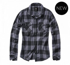 Camasa Dama Brandit Amy Flanell Black-Grey