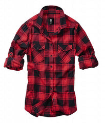 Camasa Dama Brandit Amy Flanell Black-Red