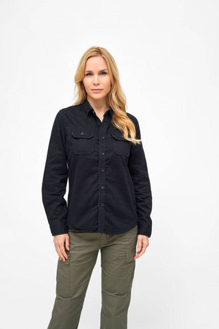 Camasa Dama Brandit Vintage Black