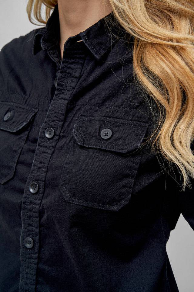 Camasa Dama Brandit Vintage Black