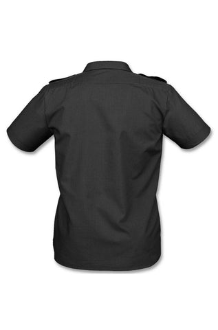 Camasa Politie Cu Epoleti Maneca Scurta Neagra