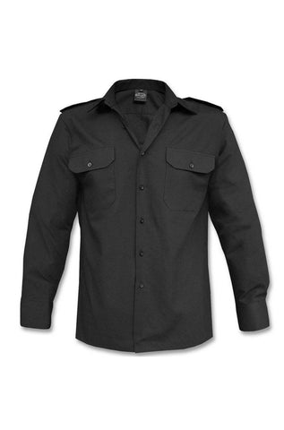 Camasa Politie Maneca Lunga Neagra