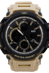 Ceas Shock Digital Uzi Bej