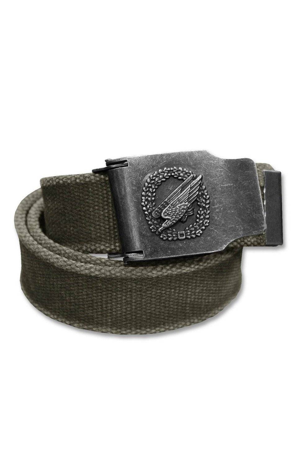 Centură OD Safety „PARA” – Rezistență Tactică, Cataramă cu Logo Paratrooper, Stil Autentic Militar