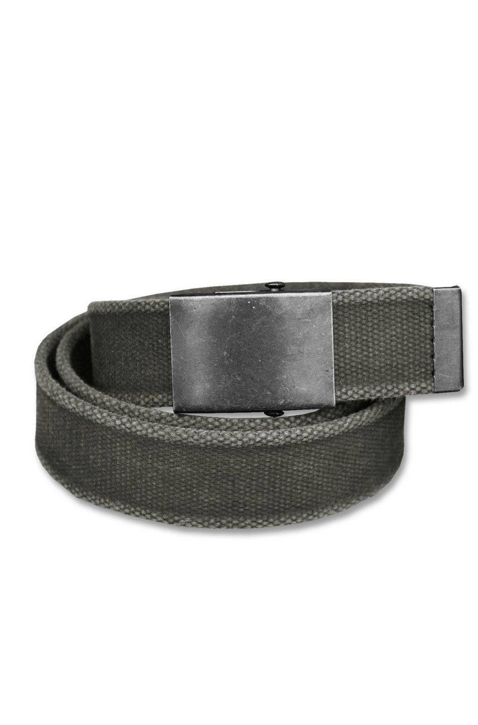 Centură OD Vintage – Stil Militar Clasic, Cataramă din Oțel, Reglabilă și Rezistentă