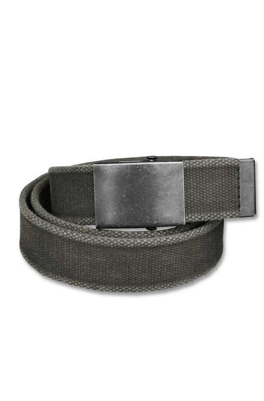 Centură OD Vintage – Stil Militar Clasic, Cataramă din Oțel, Reglabilă și Rezistentă
