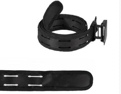 Centură Tactică Neagră Laser-Cut 38 mm – Modulară, Ultraușoară, Fără Metal și cu Cataramă YKK®