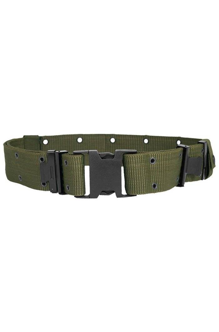 Centură Tactică US OD LC2 – Pistol Belt Reglabilă cu Prindere Rapidă, Stil Militar Clasic