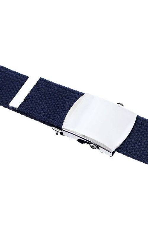 Centură Web Bleumarin din Bumbac – Eleganță Discretă, Rezistență Militară