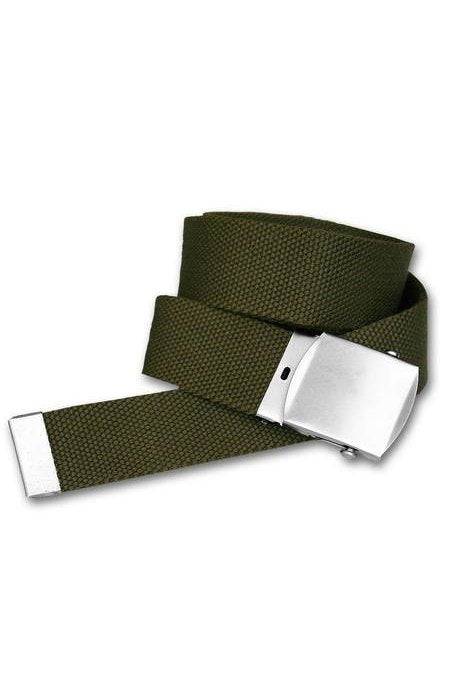 Centură Web OD 38 mm cu Cataramă Argintie – Stil Militar Clasic, Lățime Extinsă, Fixare Solidă