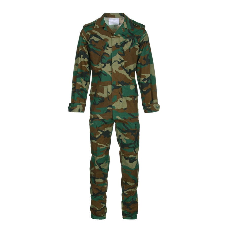 Costum Bdu Us Camuflaj Woodland (Pantalon, Veston, Sapca)