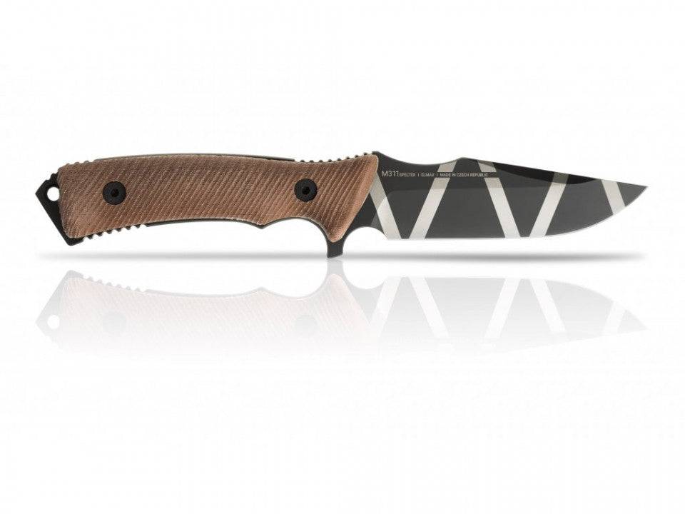 Cutit Militar M311 Spelter Camo Coyote Anv Knives Anvm311-018