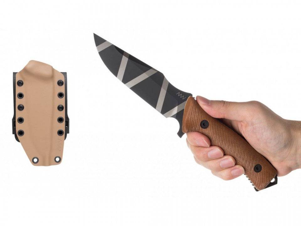 Cutit Militar M311 Spelter Camo Coyote Anv Knives Anvm311-018