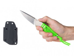 Cutit Militar P100 Stonewash Flat Dark Earth Anv Knives Neon Green