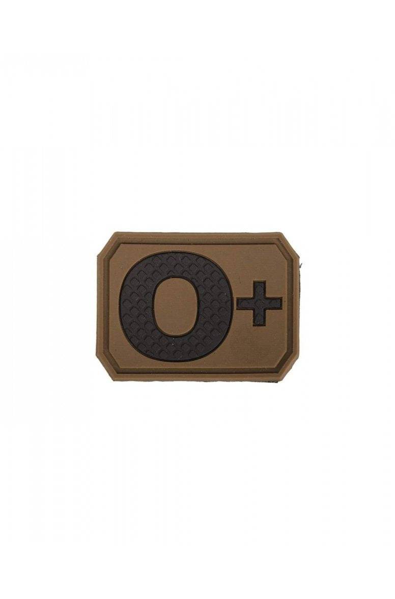 Dark Coyote 3D Blood Type Patch 0 Positive