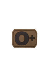 Dark Coyote 3D Blood Type Patch 0 Positive