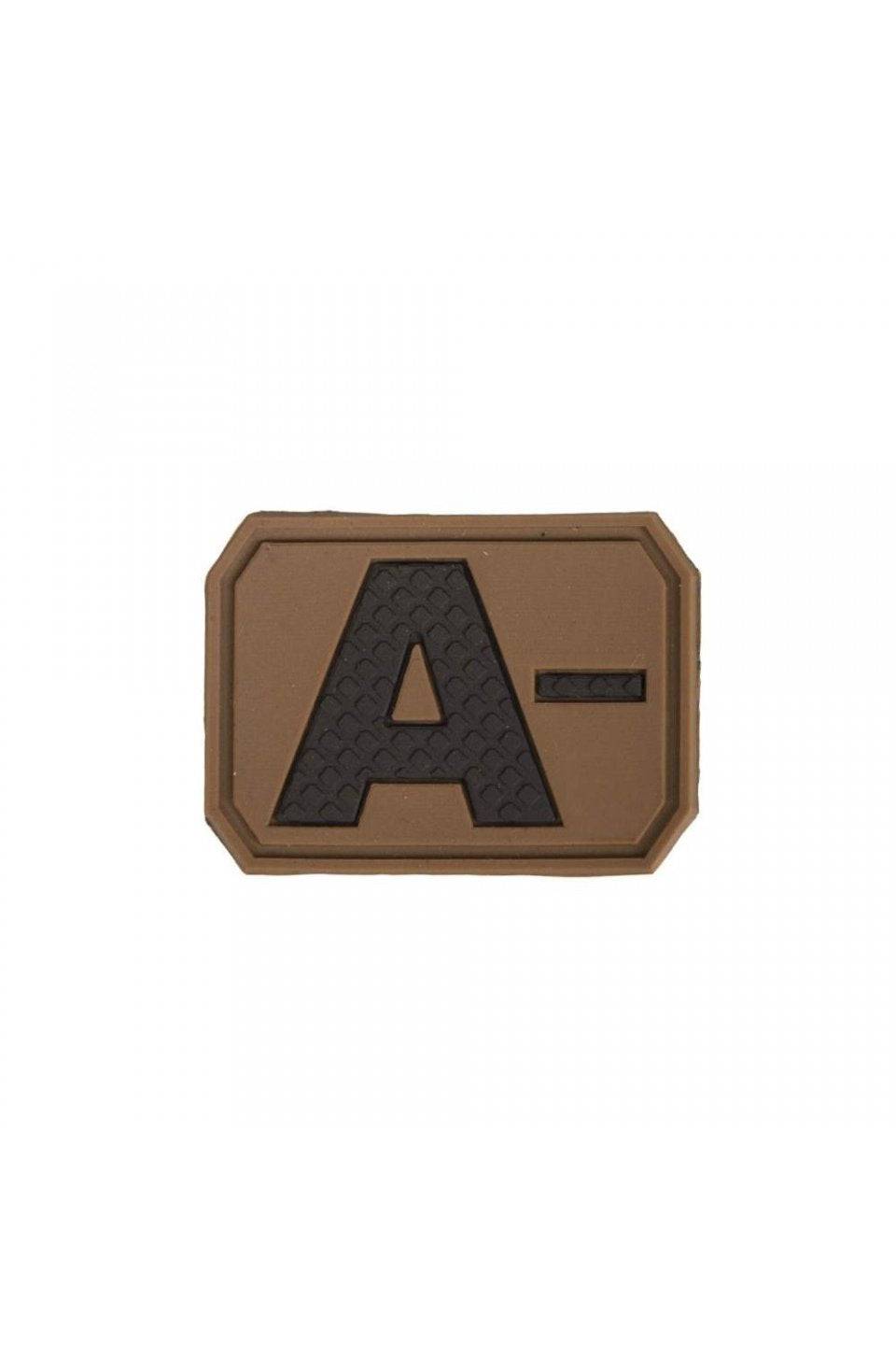 Dark Coyote 3D Blood Type Patch A Negative