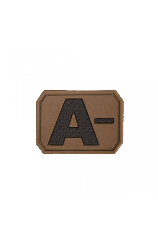 Dark Coyote 3D Blood Type Patch A Negative