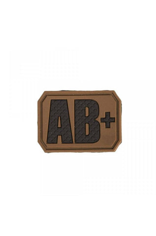 Dark Coyote 3D Blood Type Patch Ab Positive