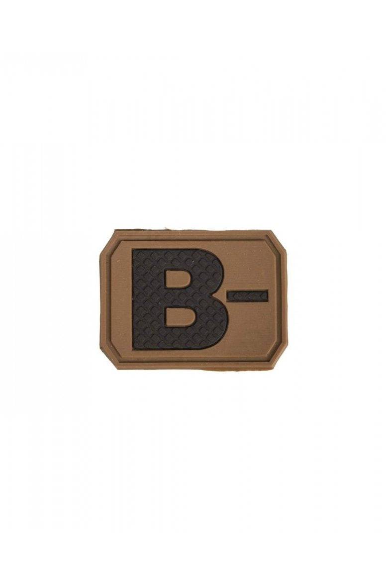 Dark Coyote 3D Blood Type Patch B Negative