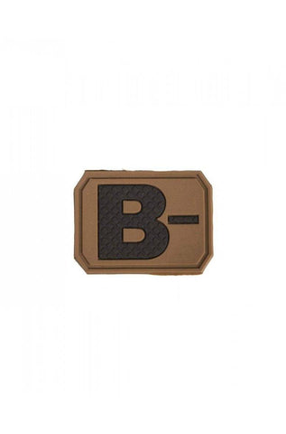 Dark Coyote 3D Blood Type Patch B Negative