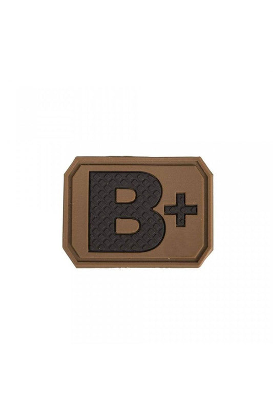 Dark Coyote 3D Blood Type Patch B Positive