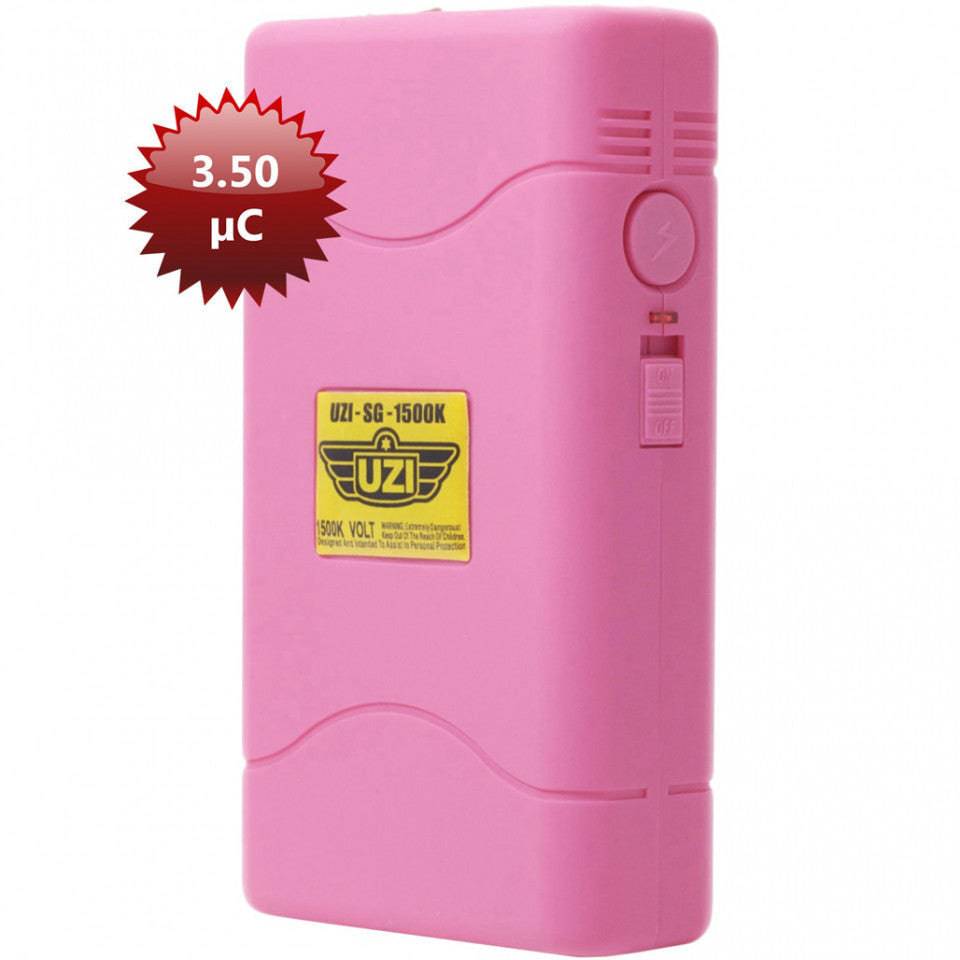 Electrosoc Autoaparare 1,5 Milioane De Volti Reincarcabil - Uzi Pink