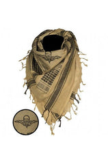 Esarfa Shemagh Paratrooper Kaki-Black
