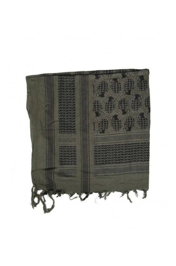 Esarfa Shemagh Pineapple Oliv-Black