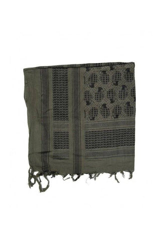 Esarfa Shemagh Pineapple Oliv-Black