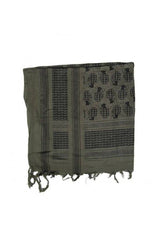Esarfa Shemagh Pineapple Oliv-Black