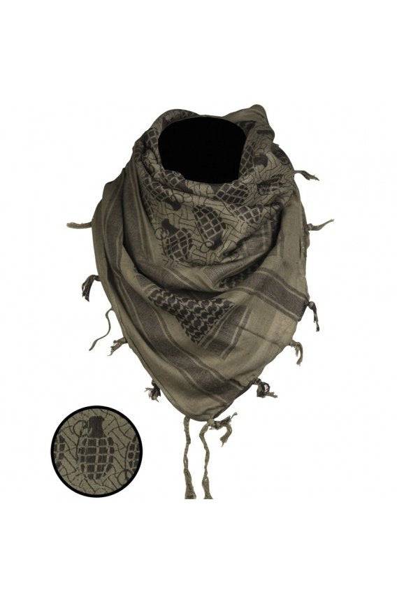 Esarfa Shemagh Pineapple Oliv-Black